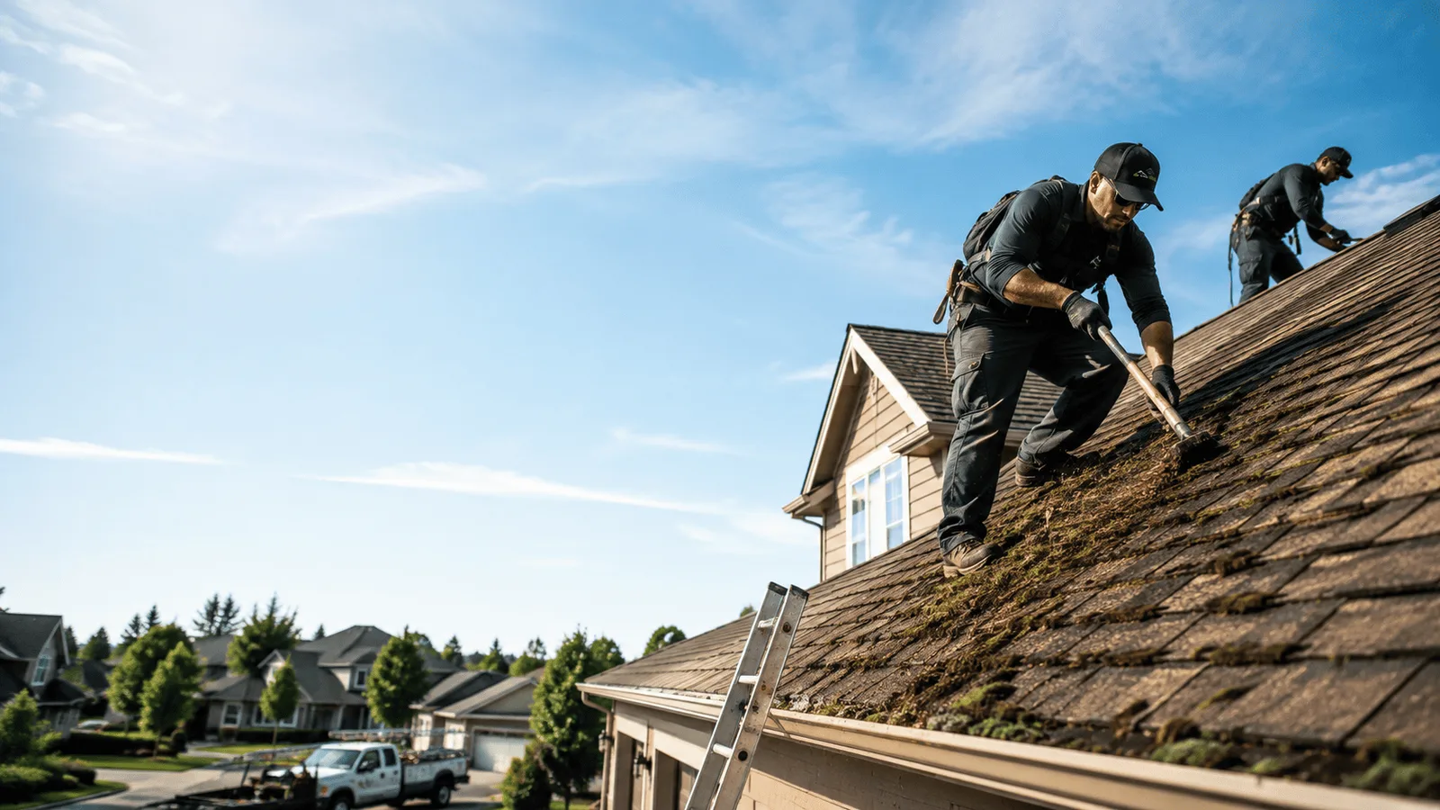 Roof Moss Removal in Commerce Township, MI near me